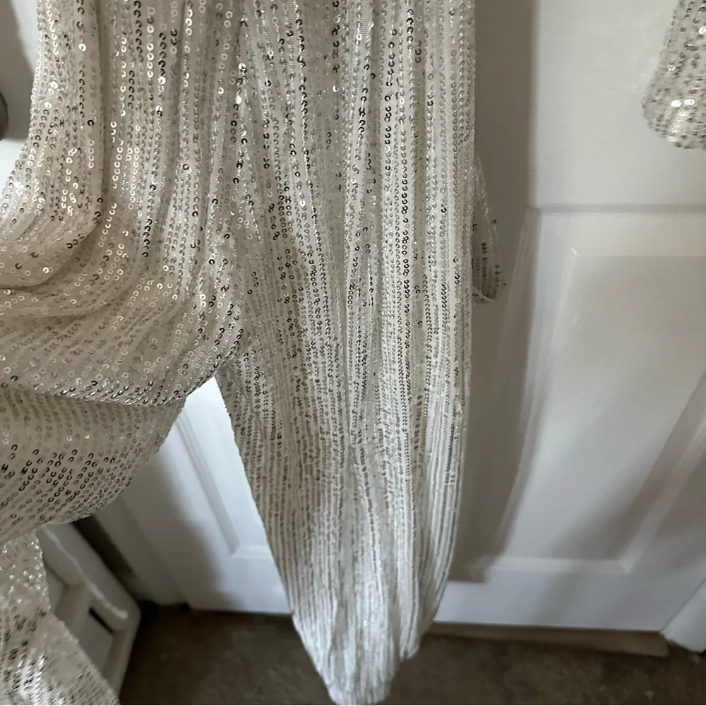 Miss Circle silver jumpsuit